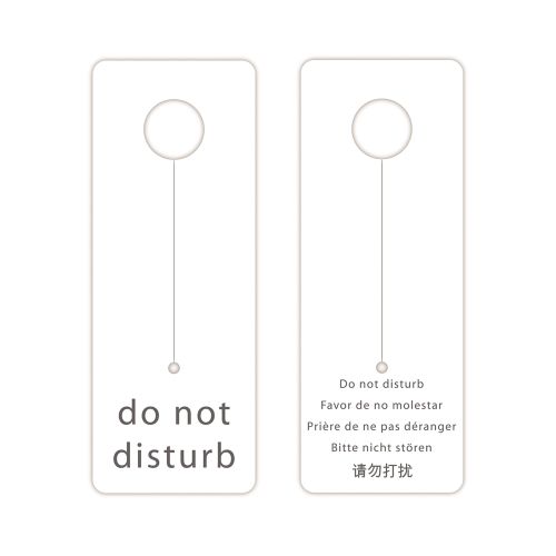 Do not Disturb Sign, Multiple Languages